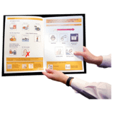 Pictures in an information leaflet.