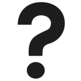 Question mark.