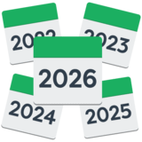 Year dates including 2026.