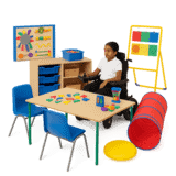 An inclusive classroom.